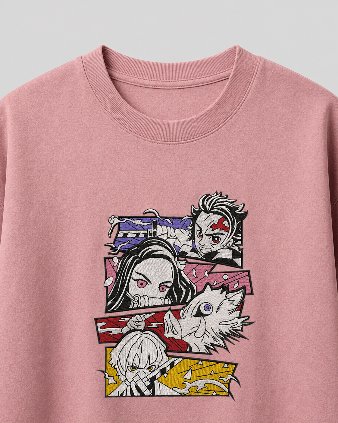Tanjiro Group Embroidery