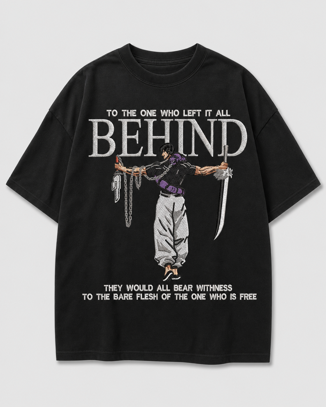 Toji emboidery oversized t-shirt