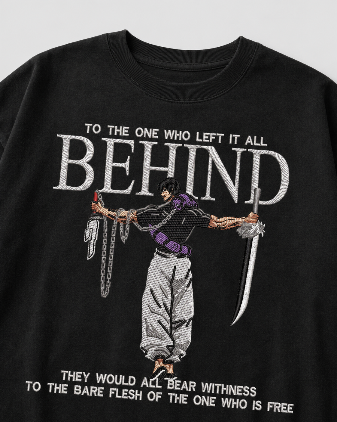 Toji emboidery oversized t-shirt