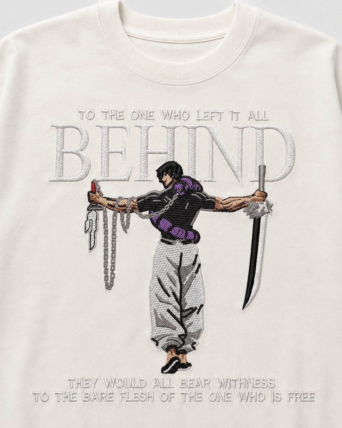 Toji emboidery oversized t-shirt