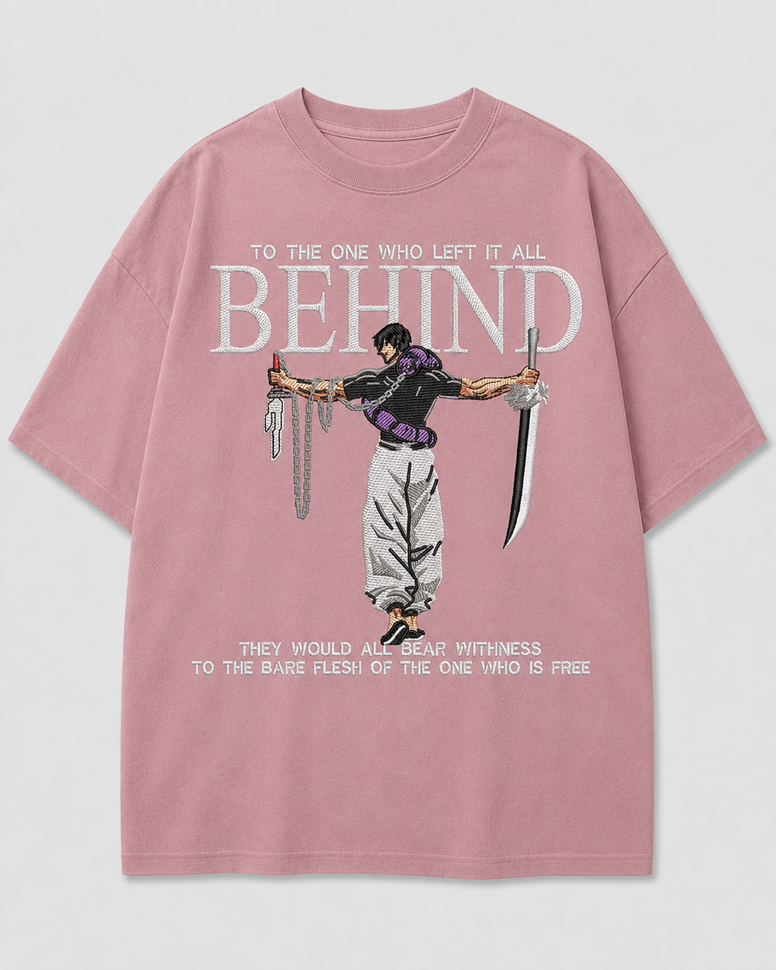 Toji emboidery oversized t-shirt