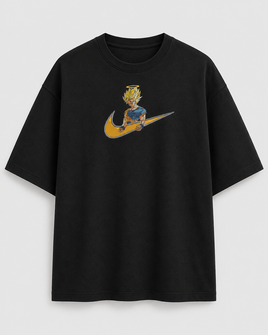 Goku Saiyan Embroidery Oversize