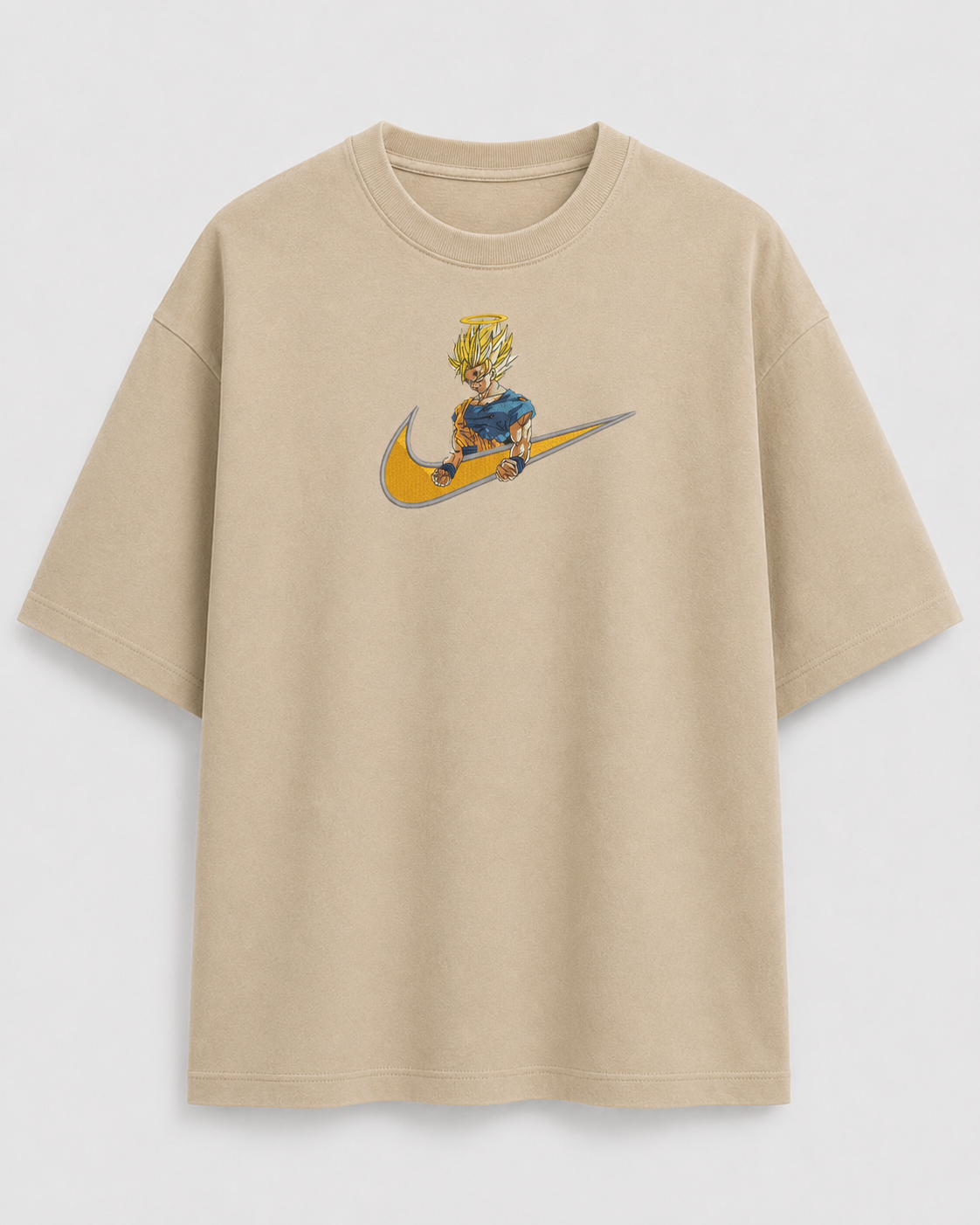 Goku Saiyan Embroidery Oversize