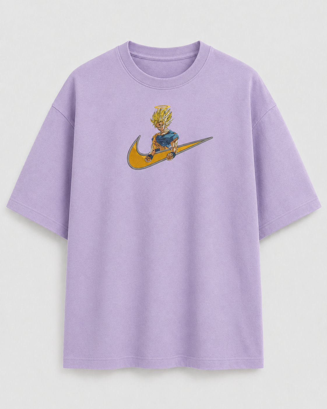 Goku Saiyan Embroidery Oversize