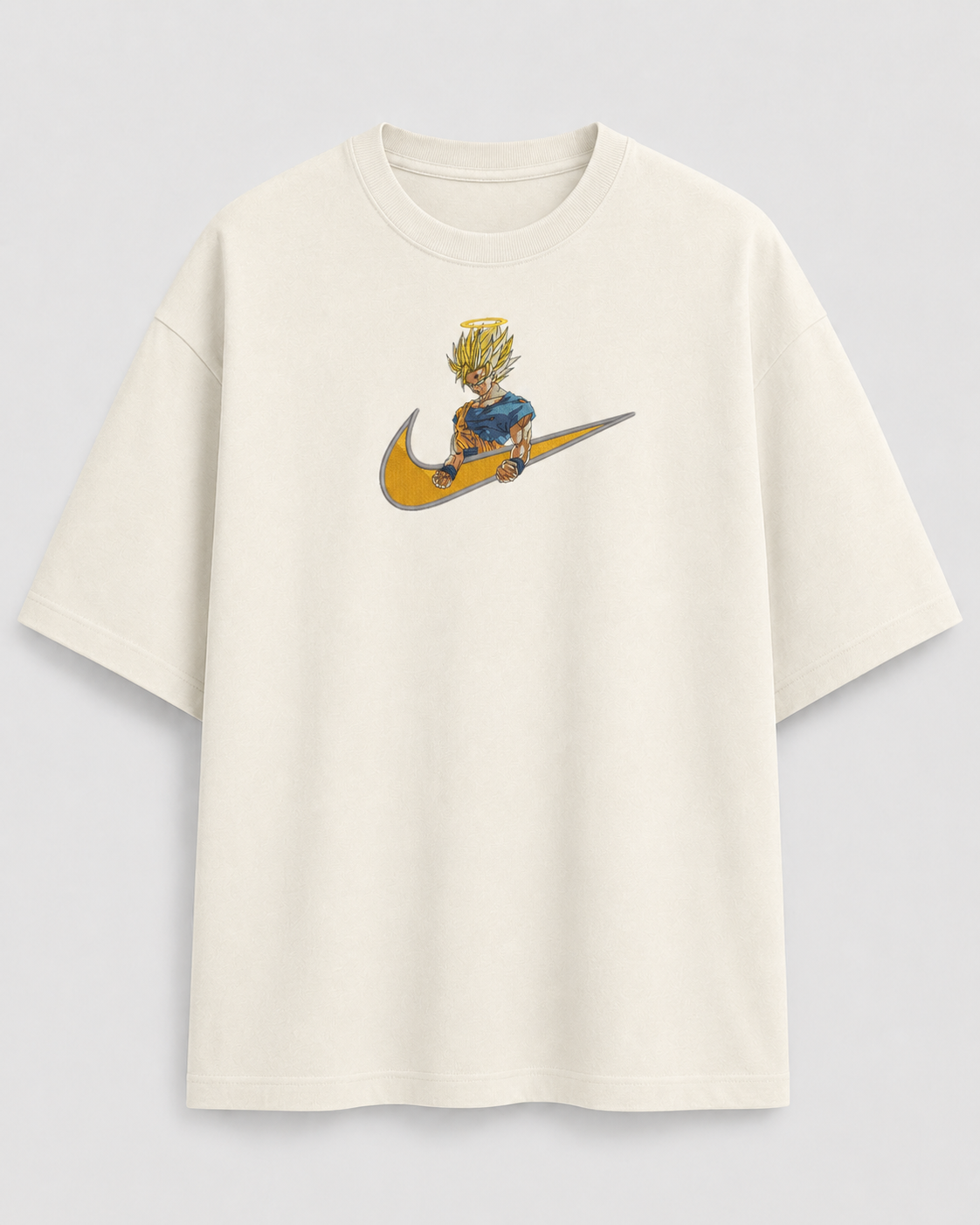 Goku Saiyan Embroidery Oversize