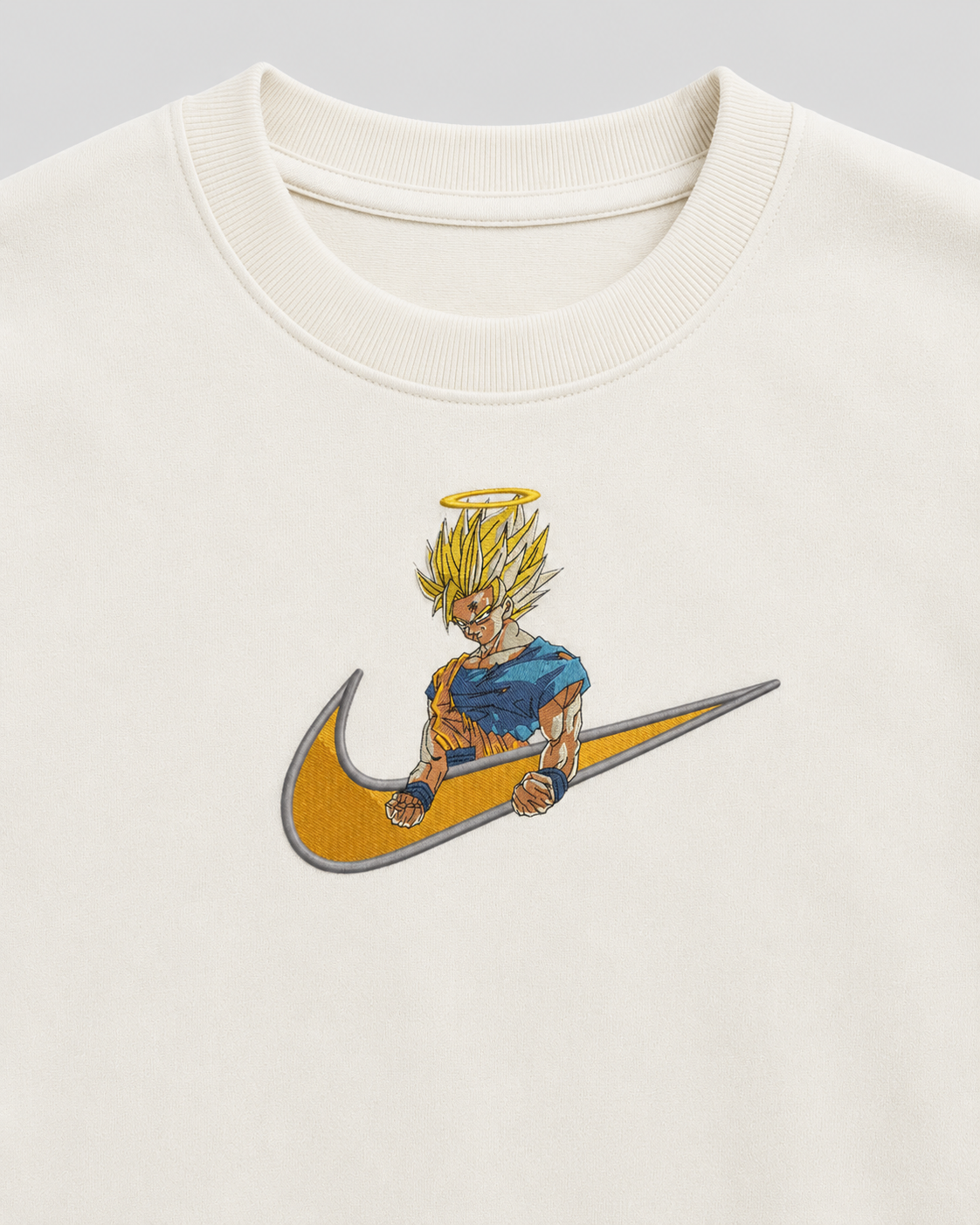 Goku Saiyan Embroidery Oversize