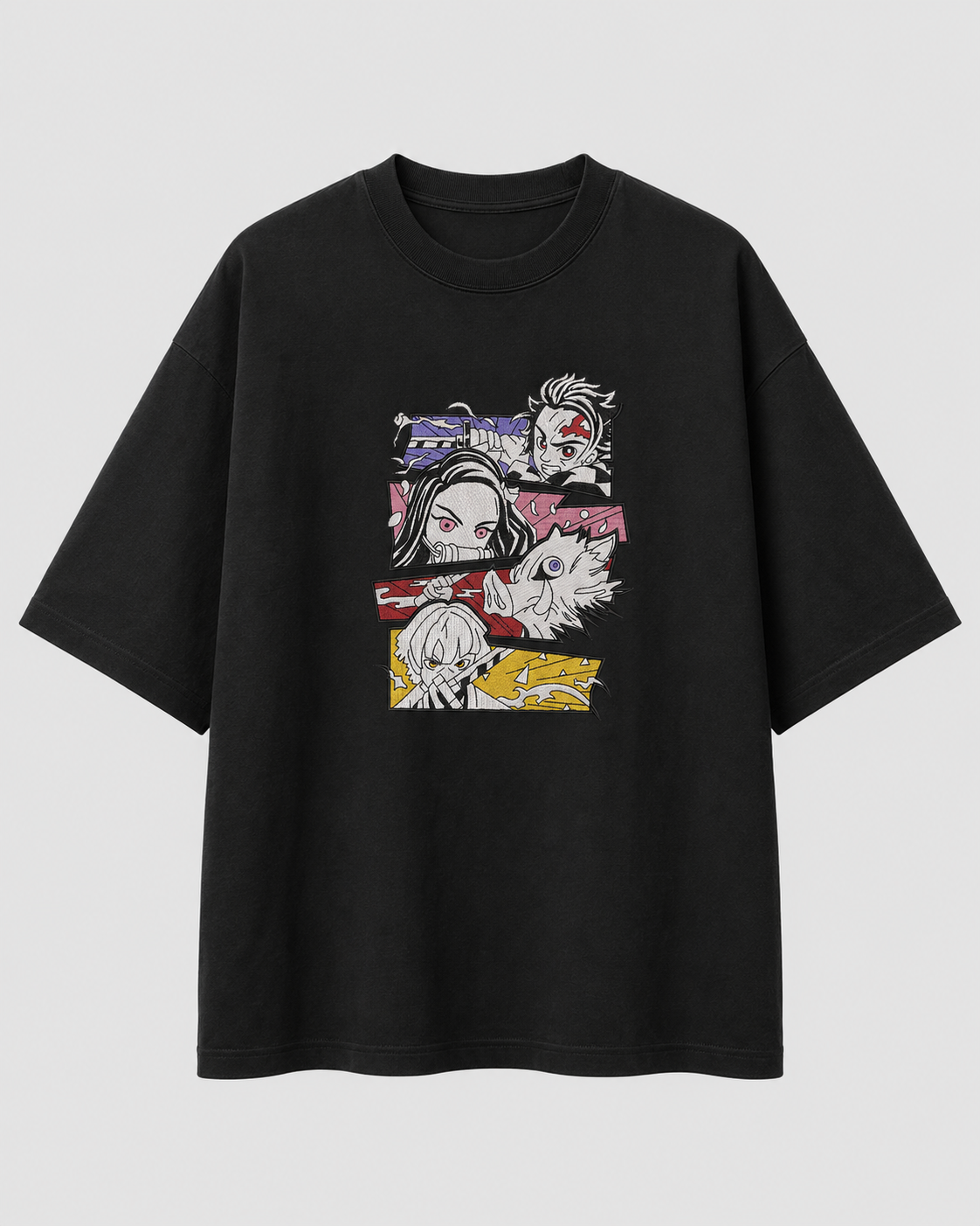 Tanjiro Group Embroidery