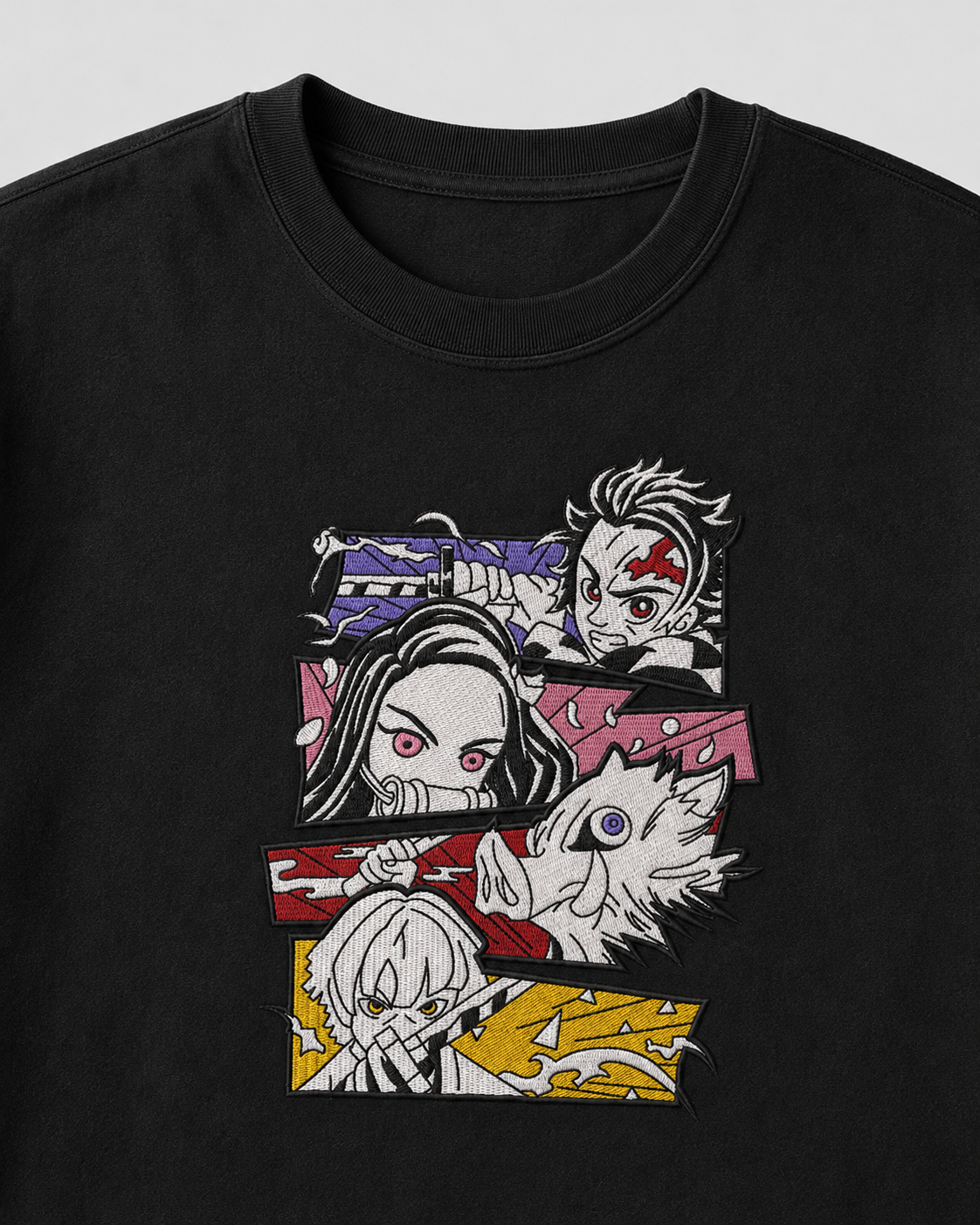 Tanjiro Group Embroidery