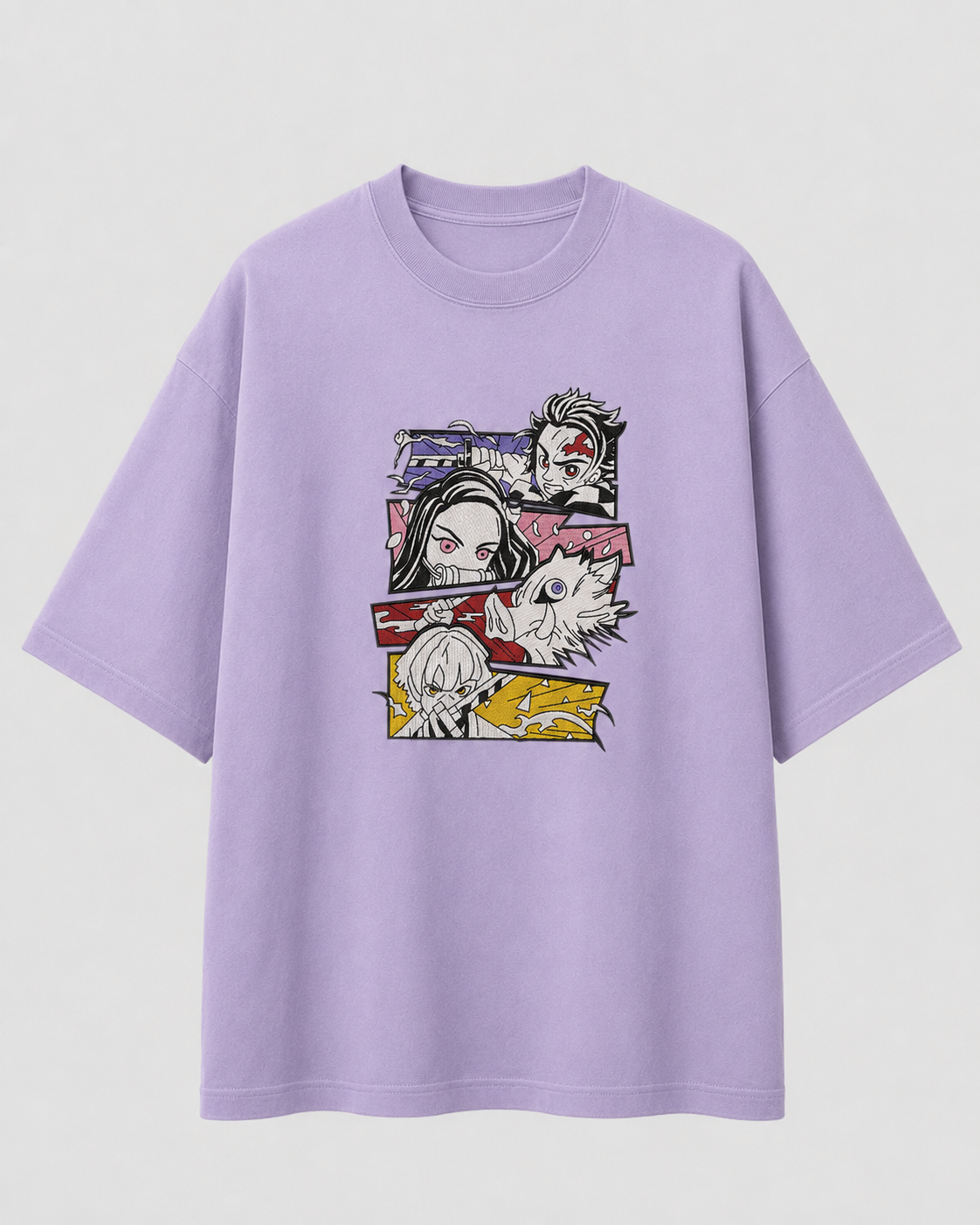 Tanjiro Group Embroidery