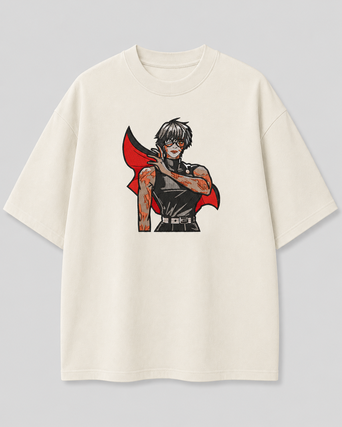 Maki Zenin Embroidery Anime Oversize
