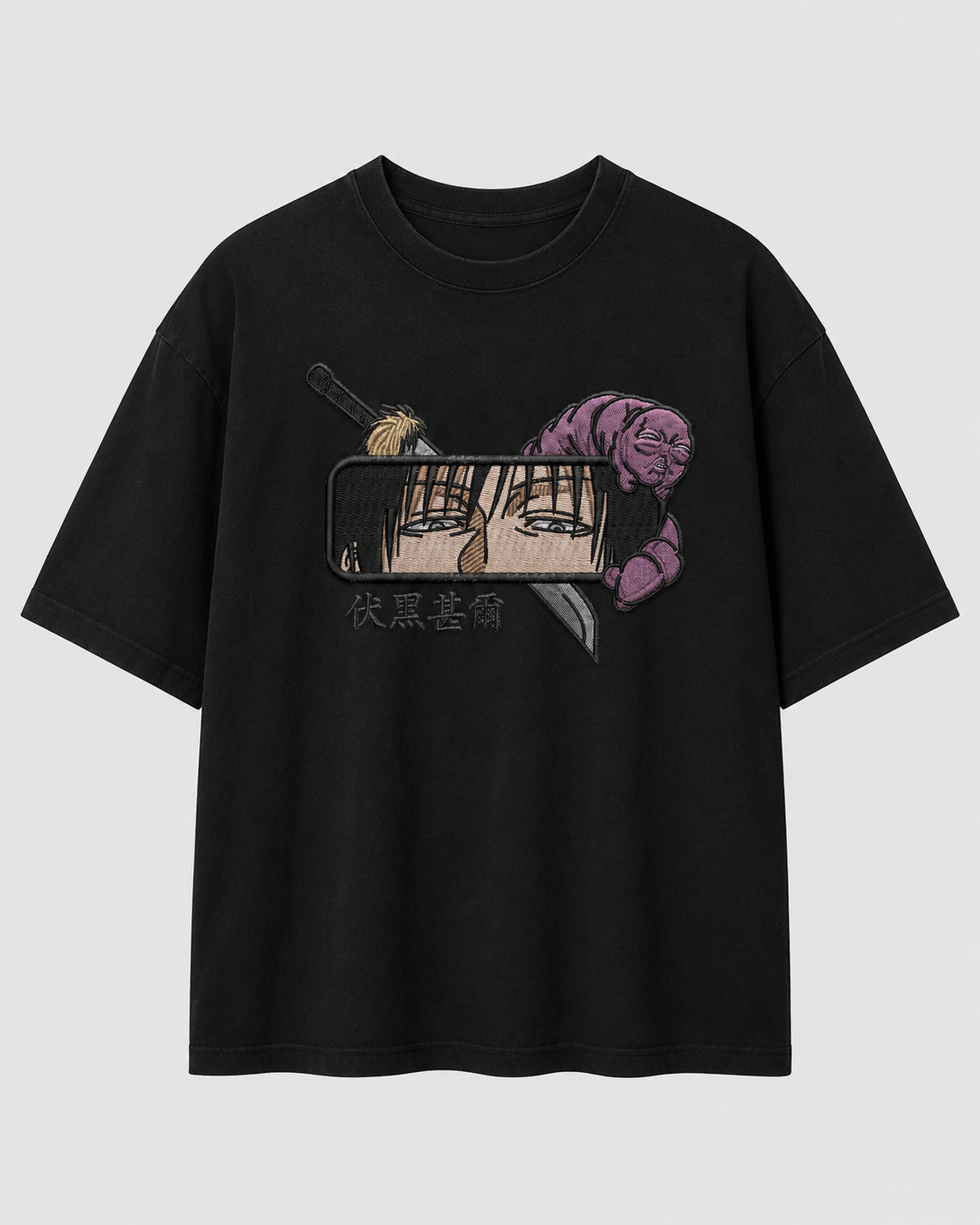 Toji Eyes emboidery oversized t-shirt