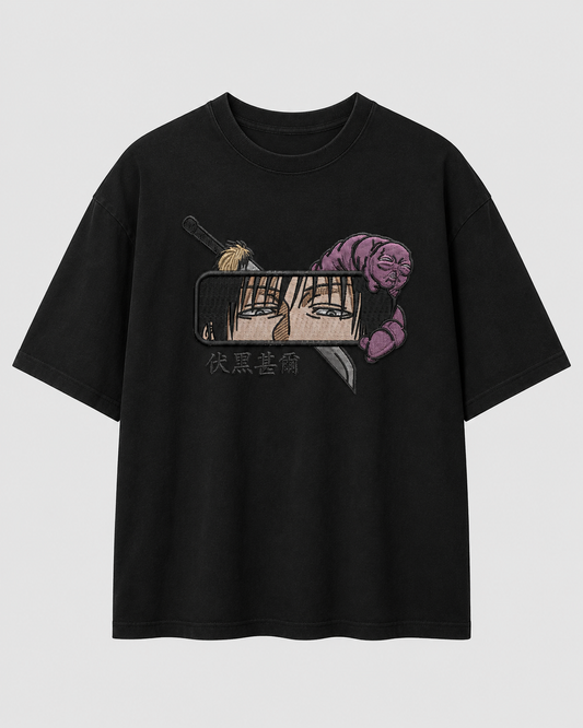Toji Eyes emboidery oversized t-shirt