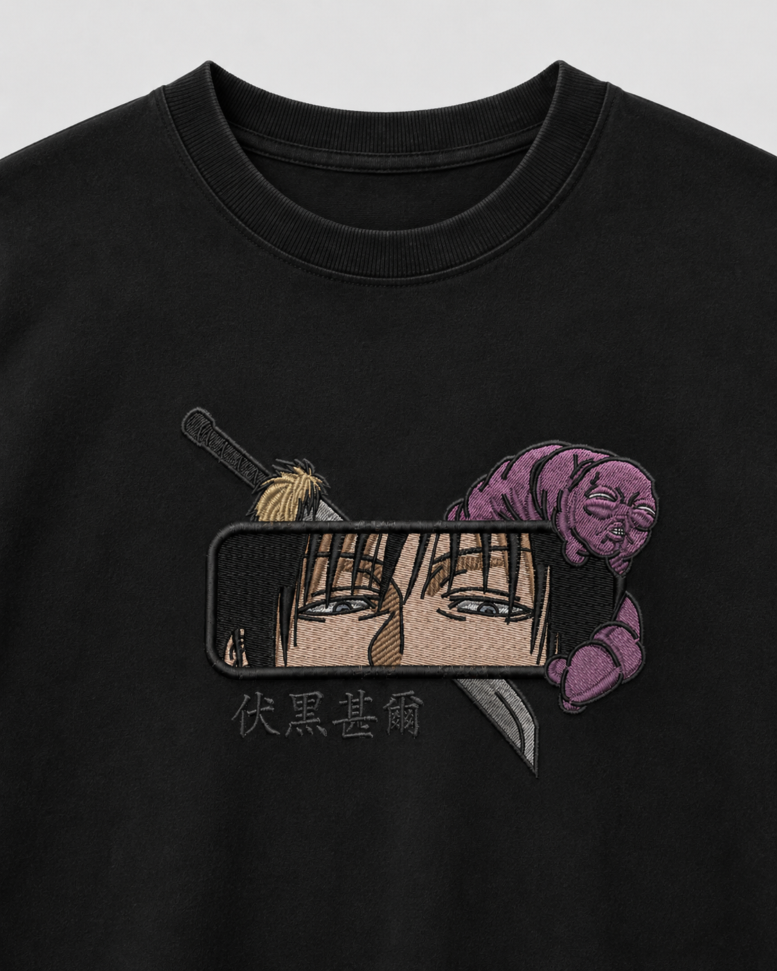 Toji Eyes emboidery oversized t-shirt