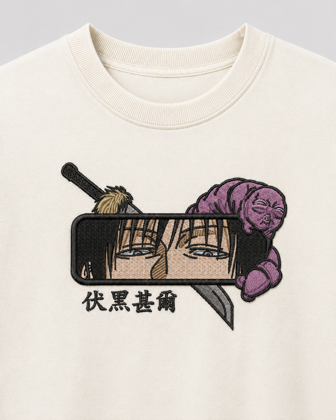 Toji Eyes emboidery oversized t-shirt