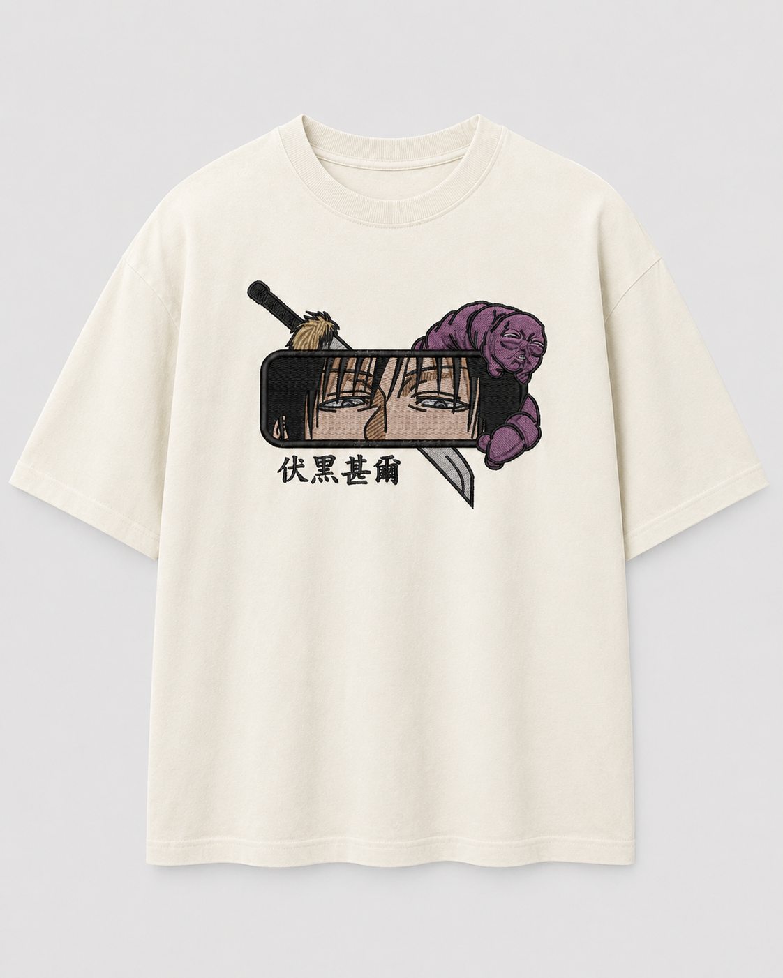 Toji Eyes emboidery oversized t-shirt