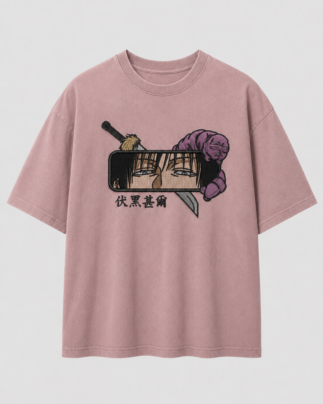 Toji Eyes emboidery oversized t-shirt
