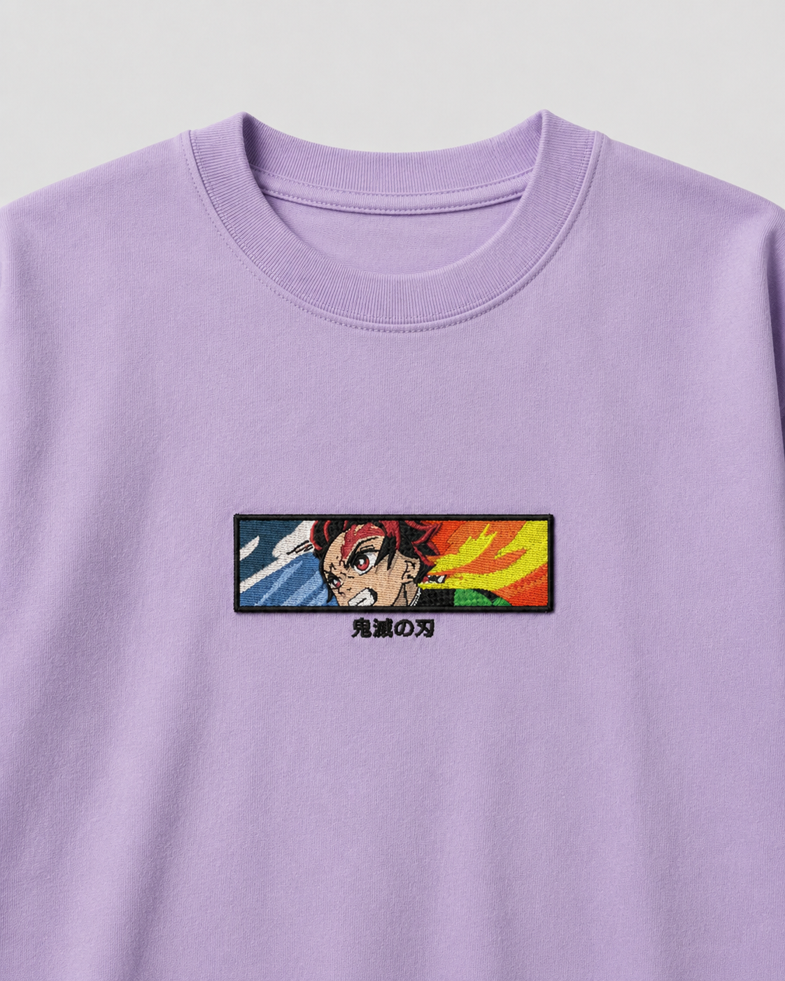 Tanjiro Eye emboidery oversized t-shirt