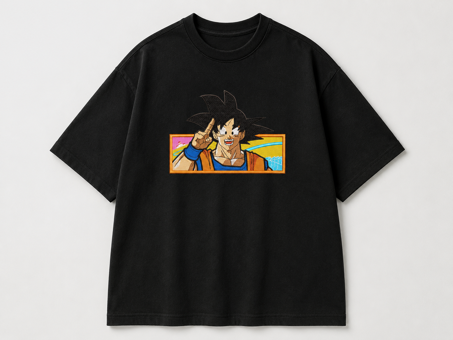 Goku Embroidery Oversize