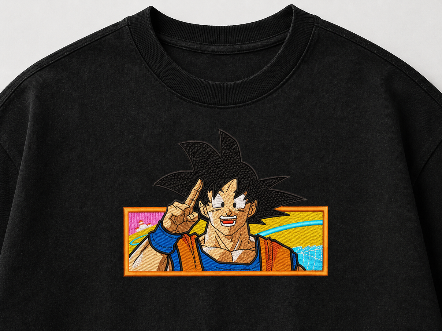 Goku Embroidery Oversize