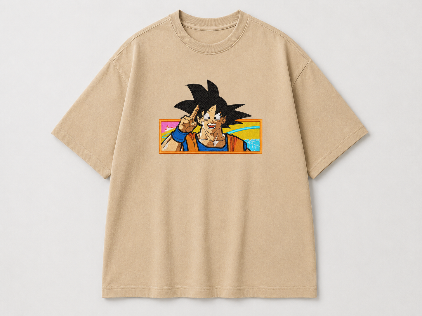 Goku Embroidery Oversize