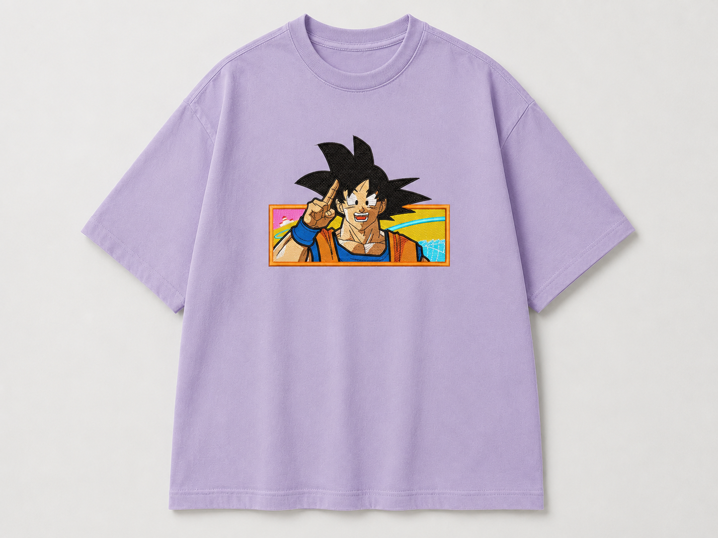 Goku Embroidery Oversize