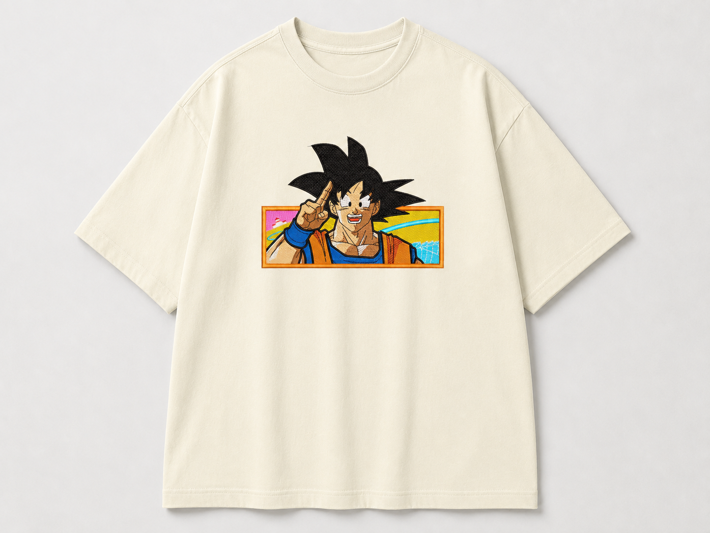Goku Embroidery Oversize
