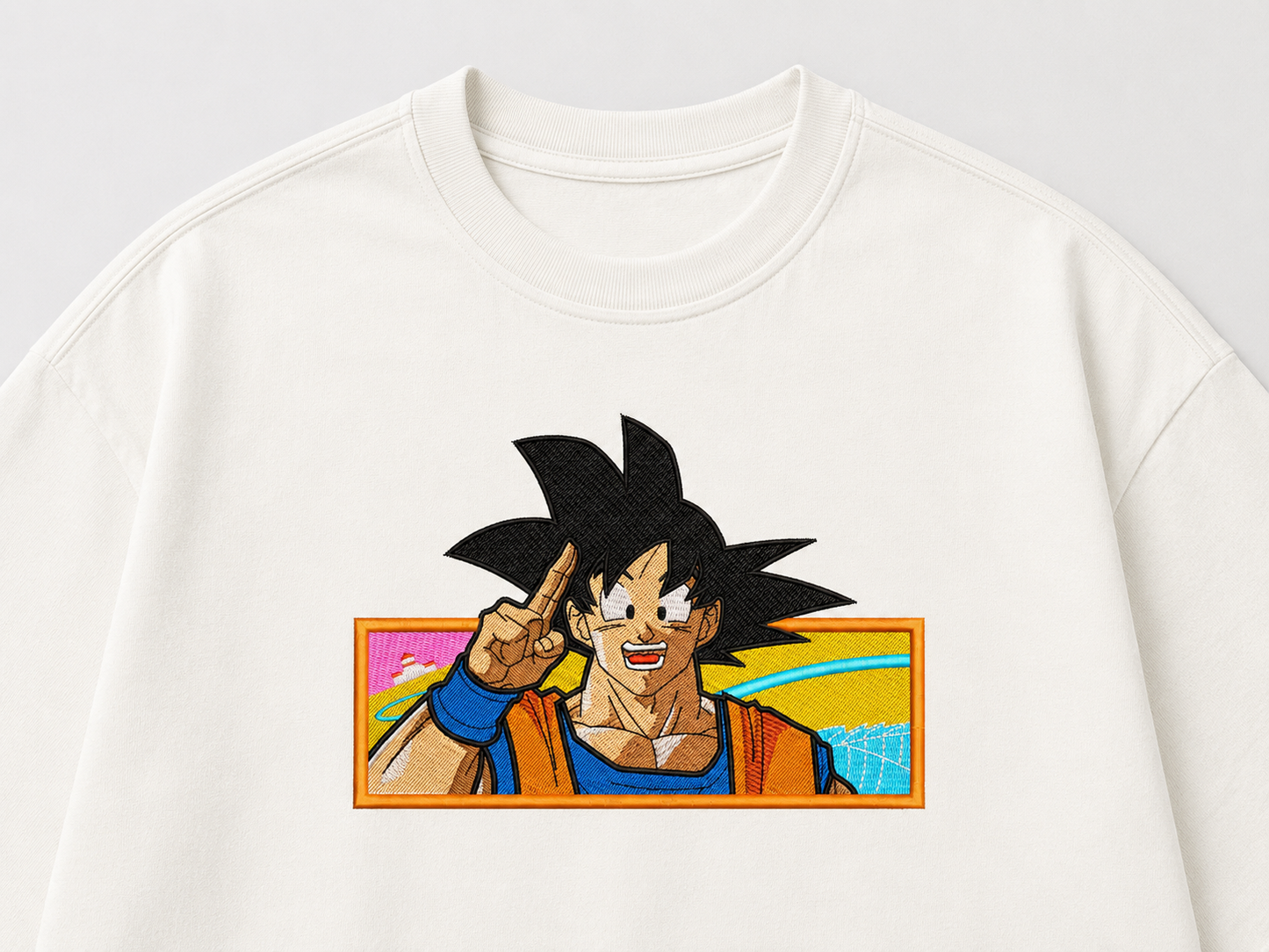 Goku Embroidery Oversize