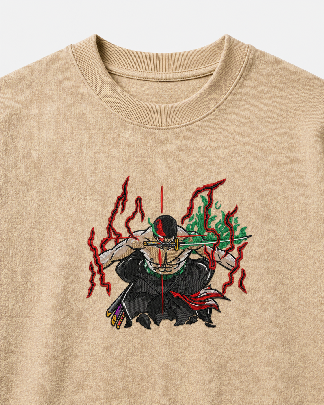 Zoro emboidery oversized t-shirt