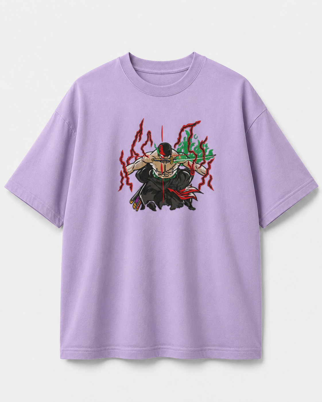 Zoro emboidery oversized t-shirt