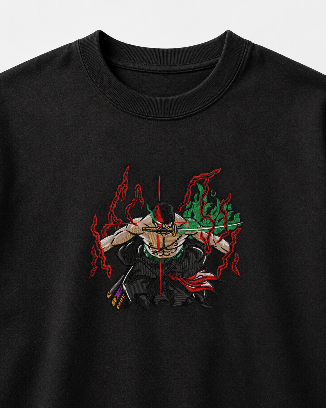 Zoro emboidery oversized t-shirt