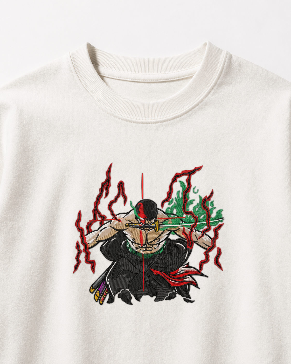 Zoro emboidery oversized t-shirt