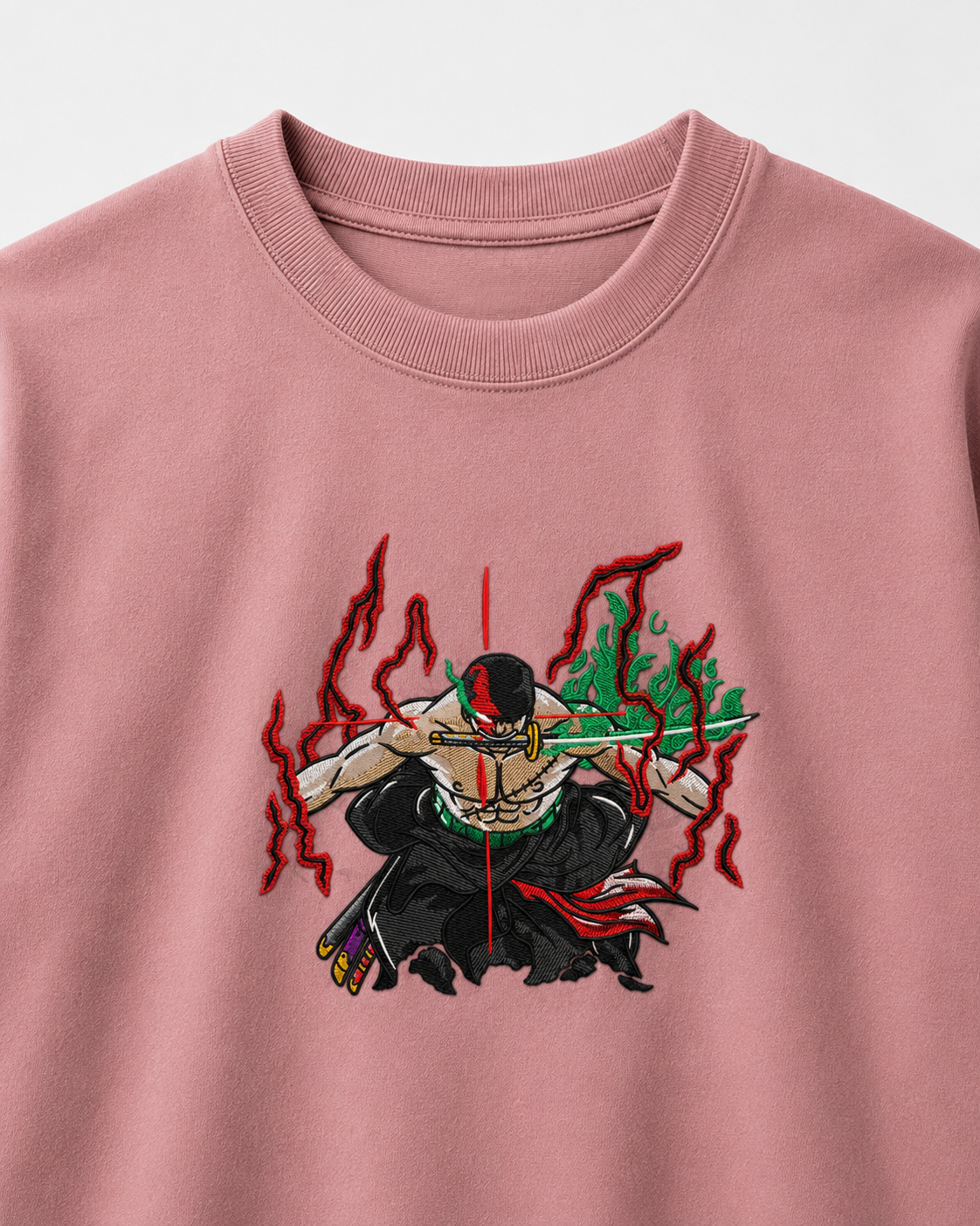 Zoro emboidery oversized t-shirt