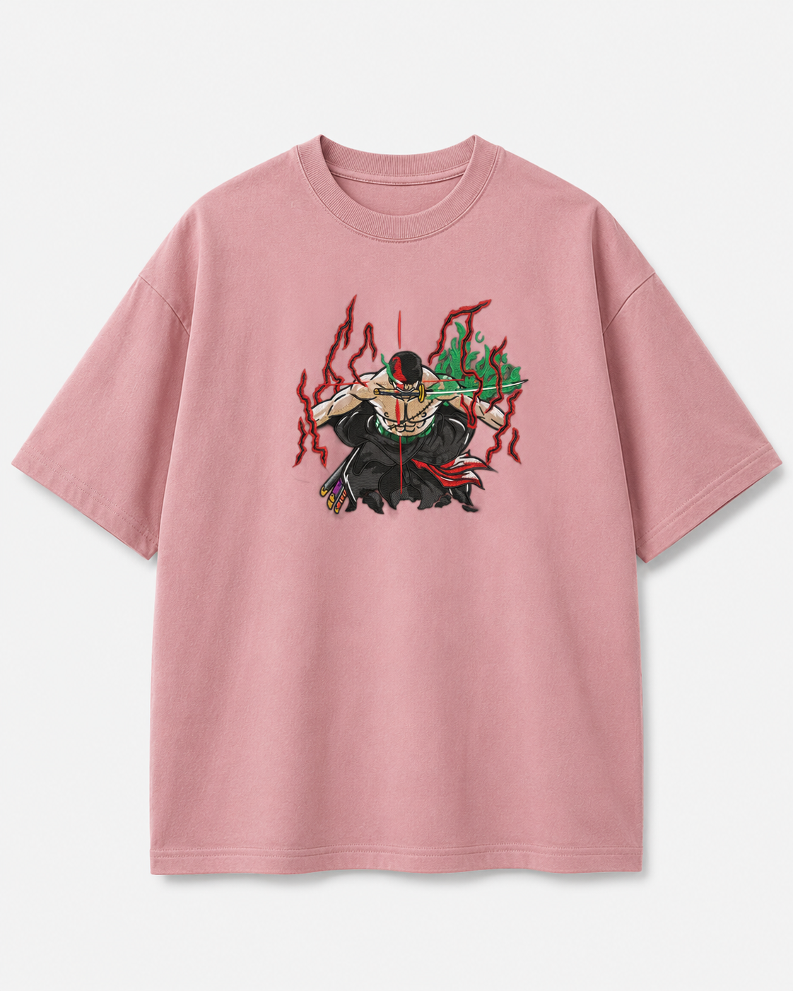 Zoro emboidery oversized t-shirt