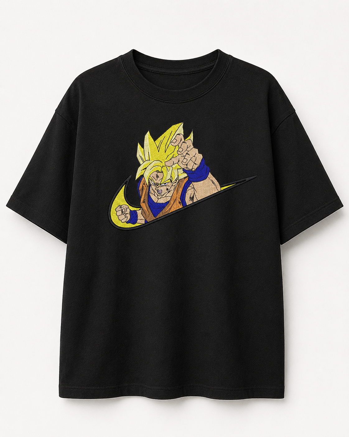 Goku SSJ Embroidery Oversize