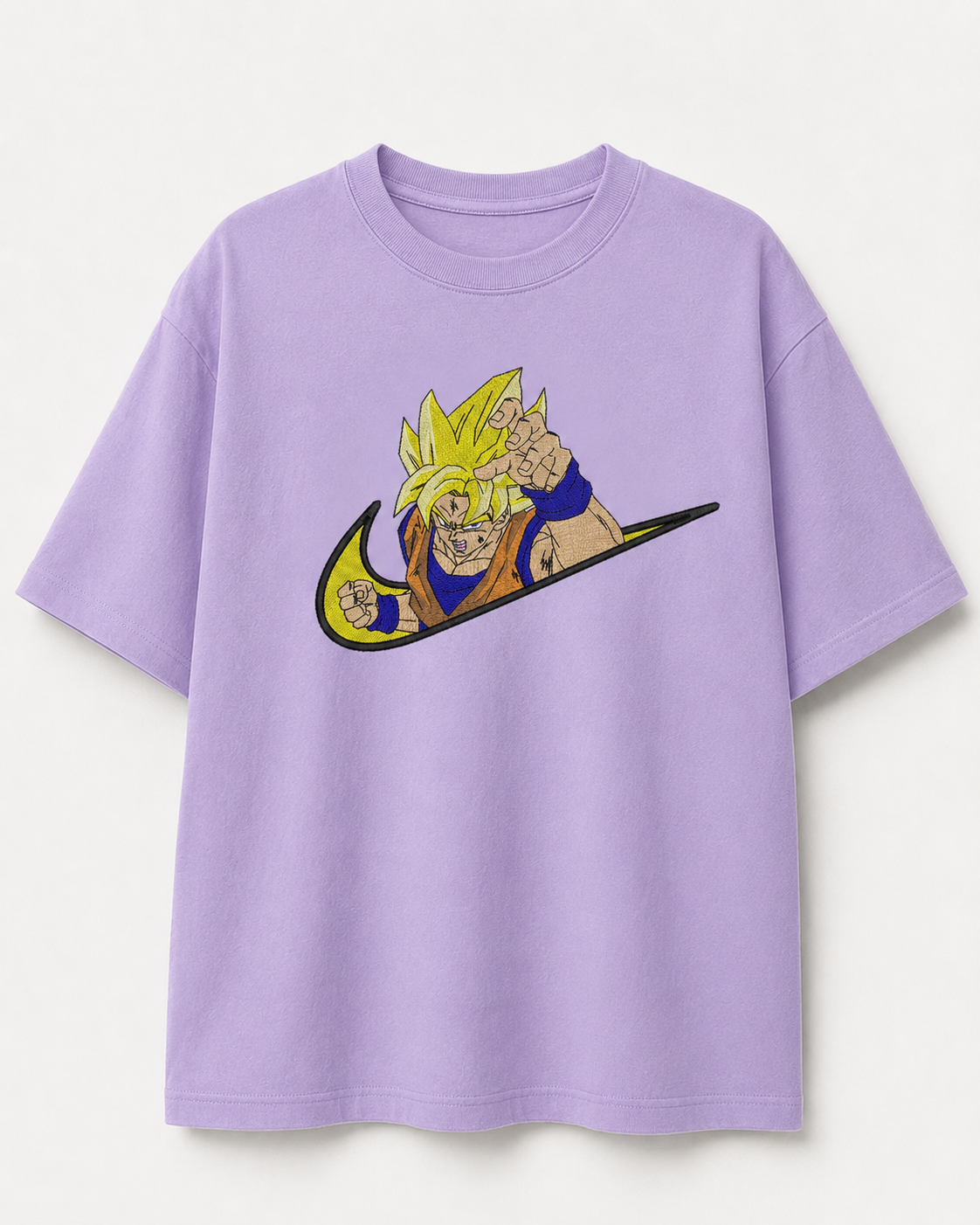 Goku SSJ Embroidery Oversize