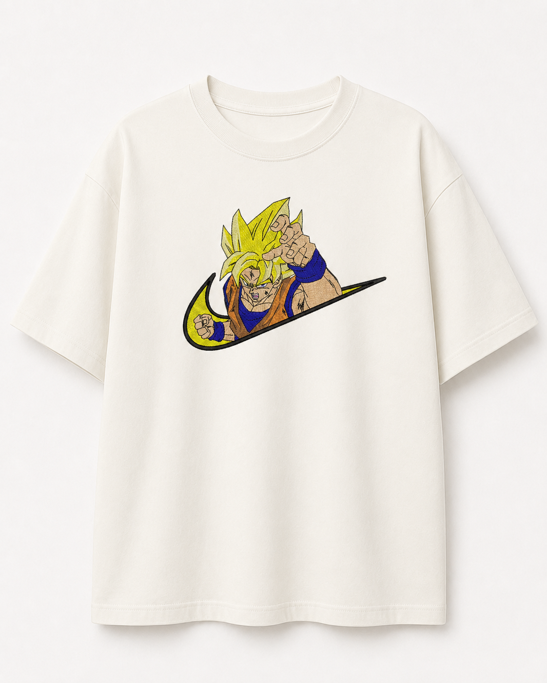 Goku SSJ Embroidery Oversize