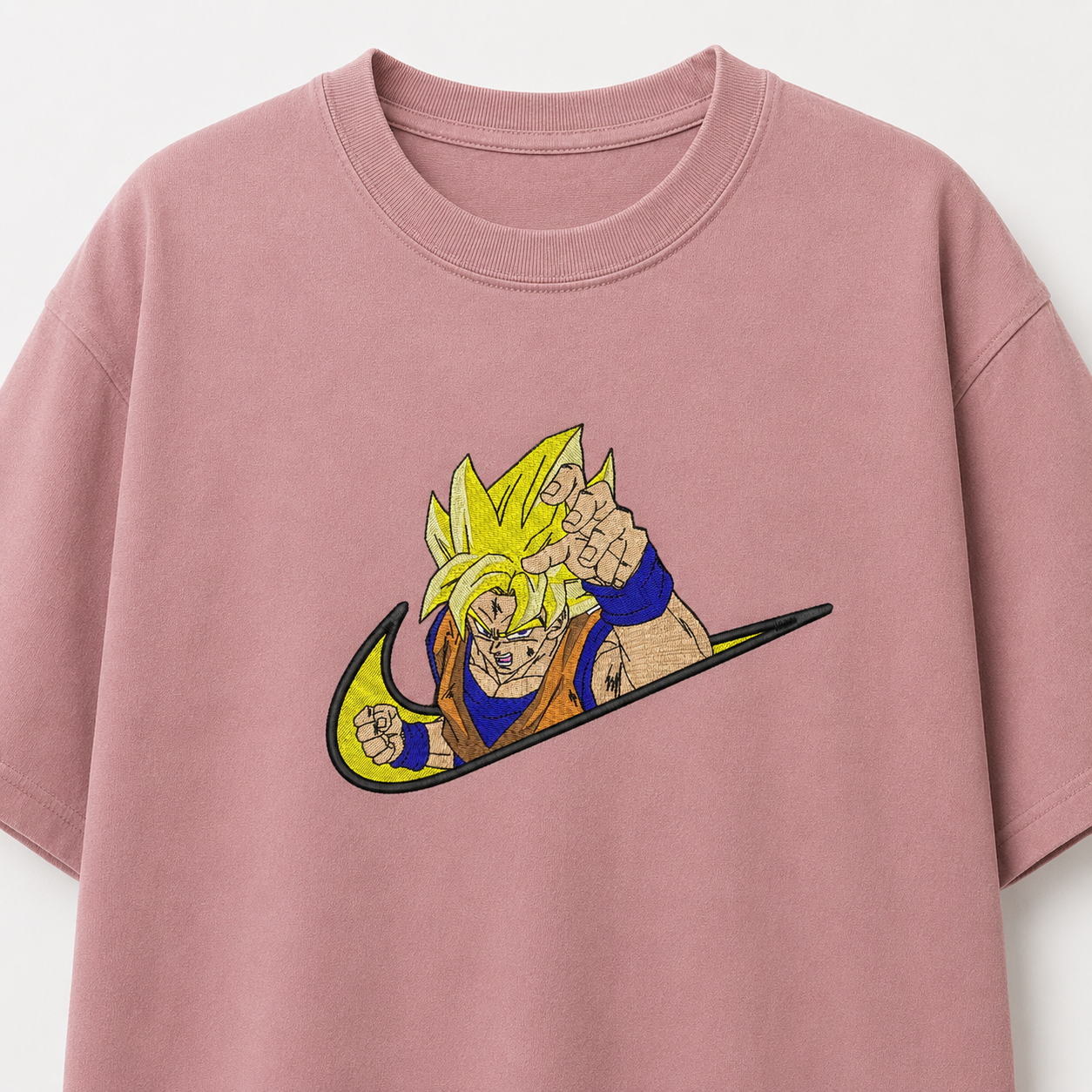 Goku SSJ Embroidery Oversize