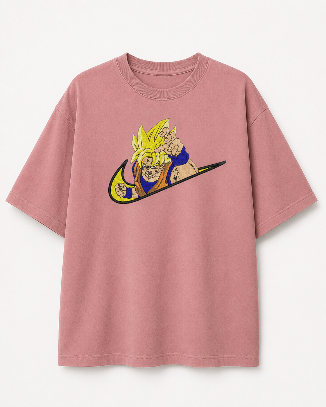 Goku SSJ Embroidery Oversize