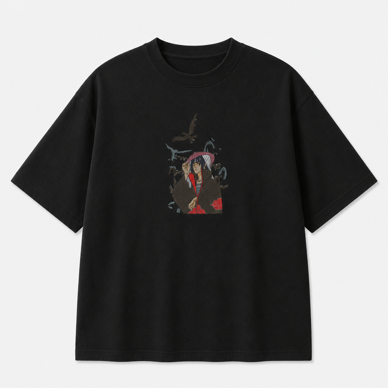 Itachi Embroidery Anime Oversize (Copy)
