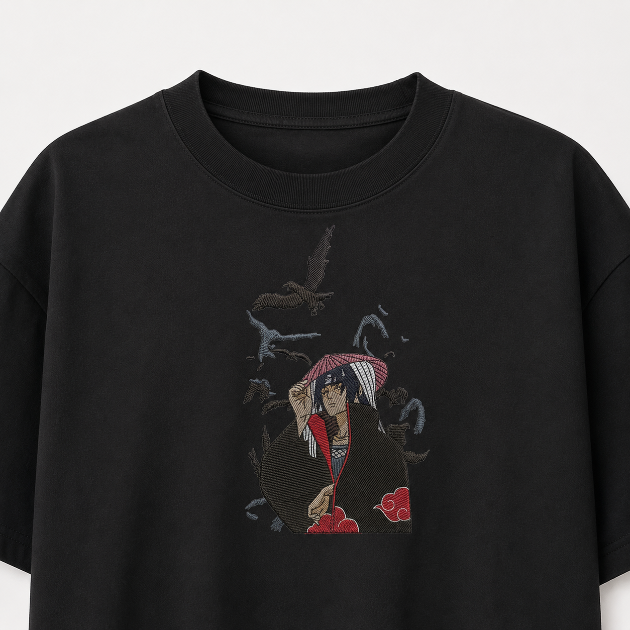Itachi Embroidery Anime Oversize (Copy)