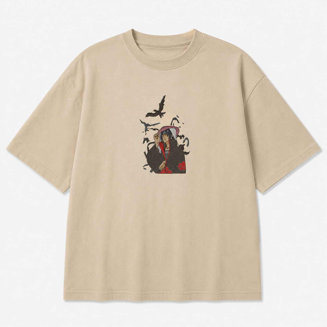 Itachi Embroidery Anime Oversize (Copy)