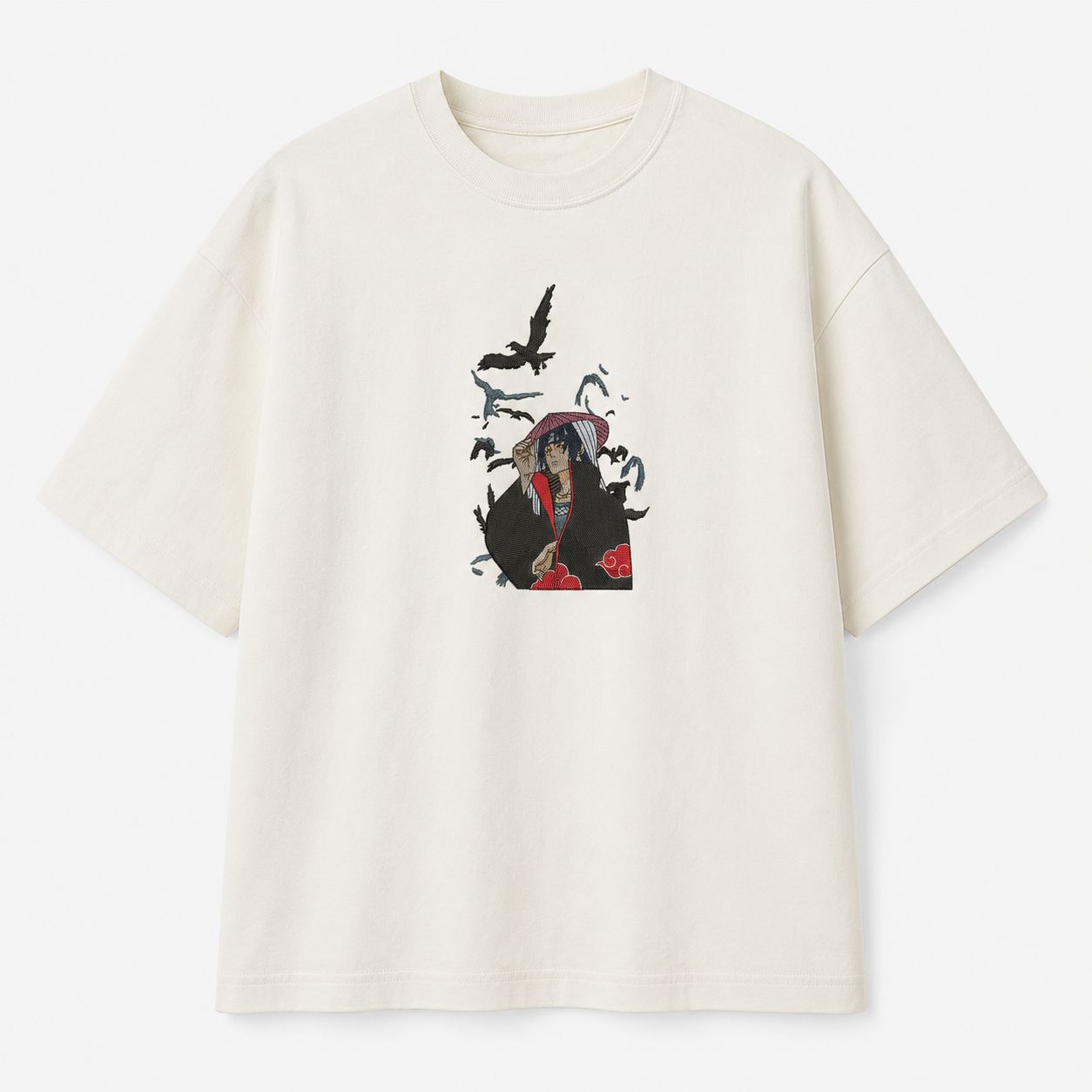 Itachi Embroidery Anime Oversize (Copy)