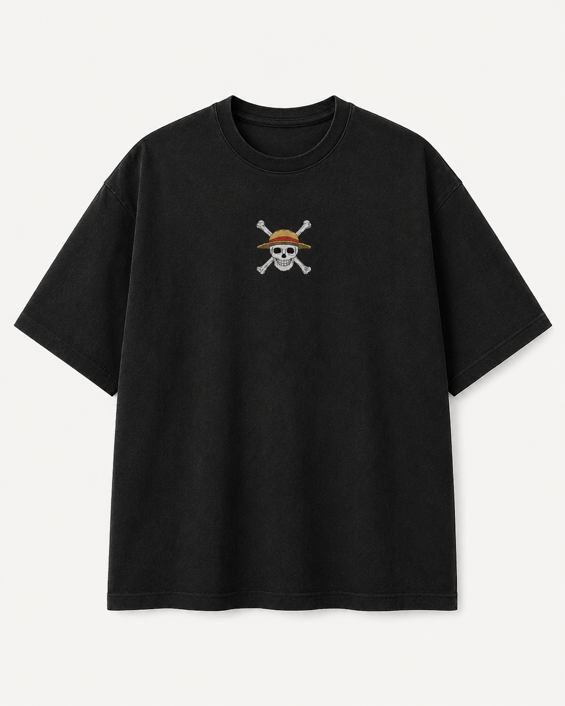 Mugiwara symbol Embroidery Anime Oversize