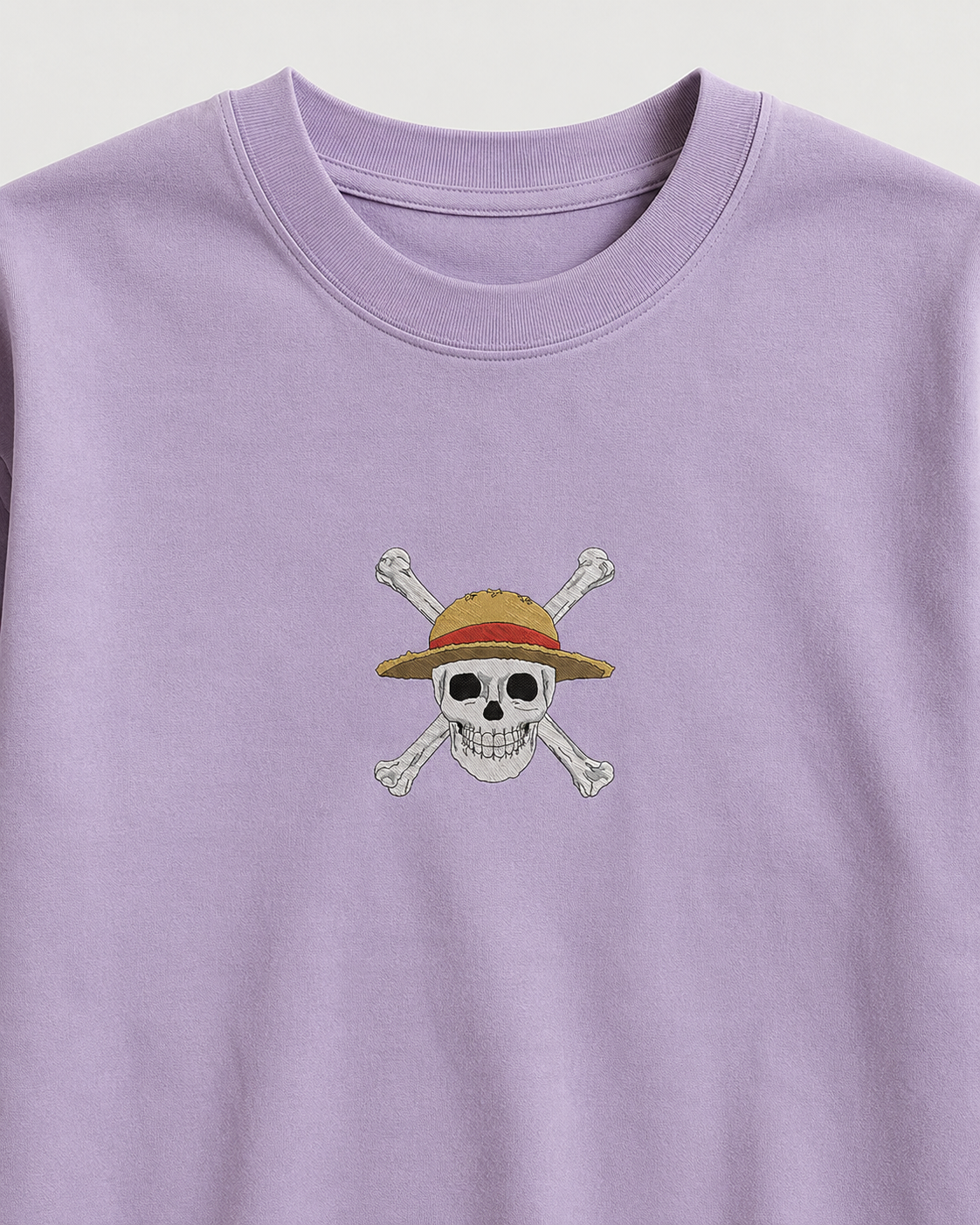 Mugiwara symbol Embroidery Anime Oversize