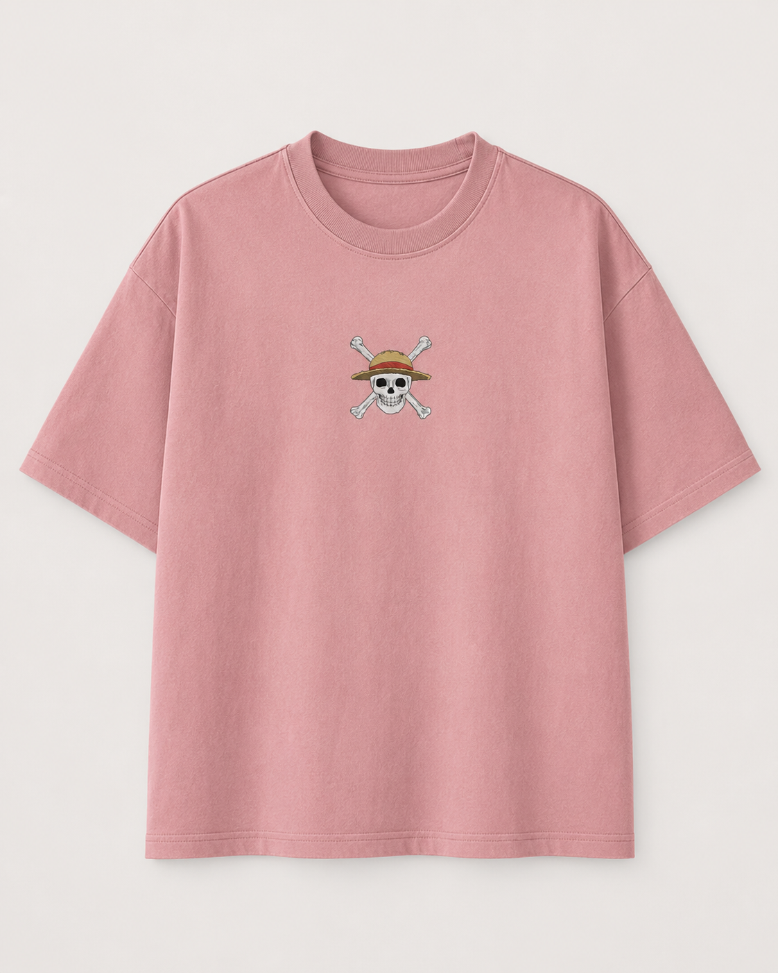 Mugiwara symbol Embroidery Anime Oversize