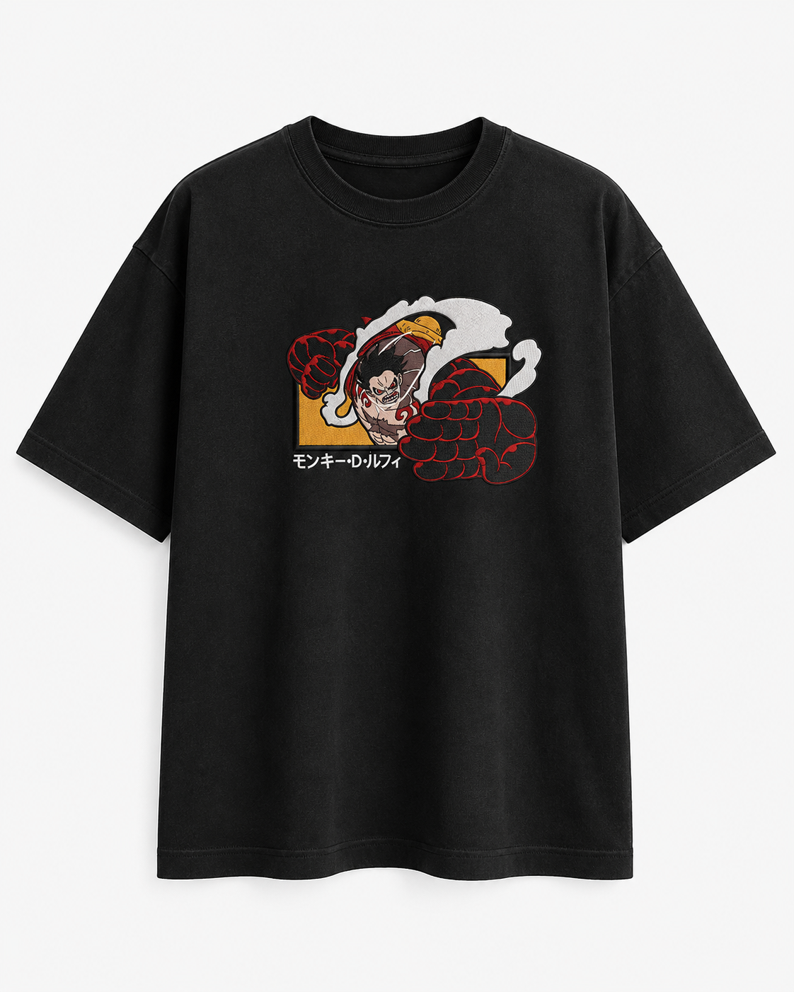 Luffy Gear 5 Embroidery Anime Oversize