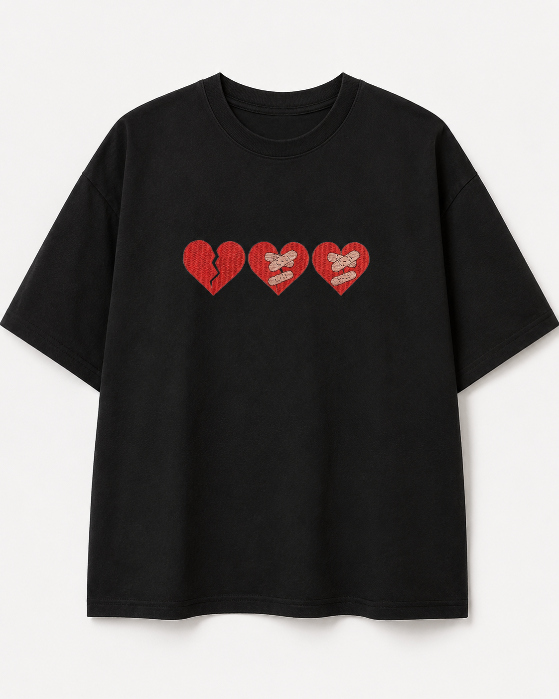 Little Heartbreak Embroidery Oversize