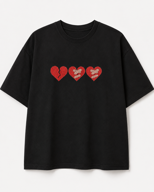 Little Heartbreak Embroidery Oversize
