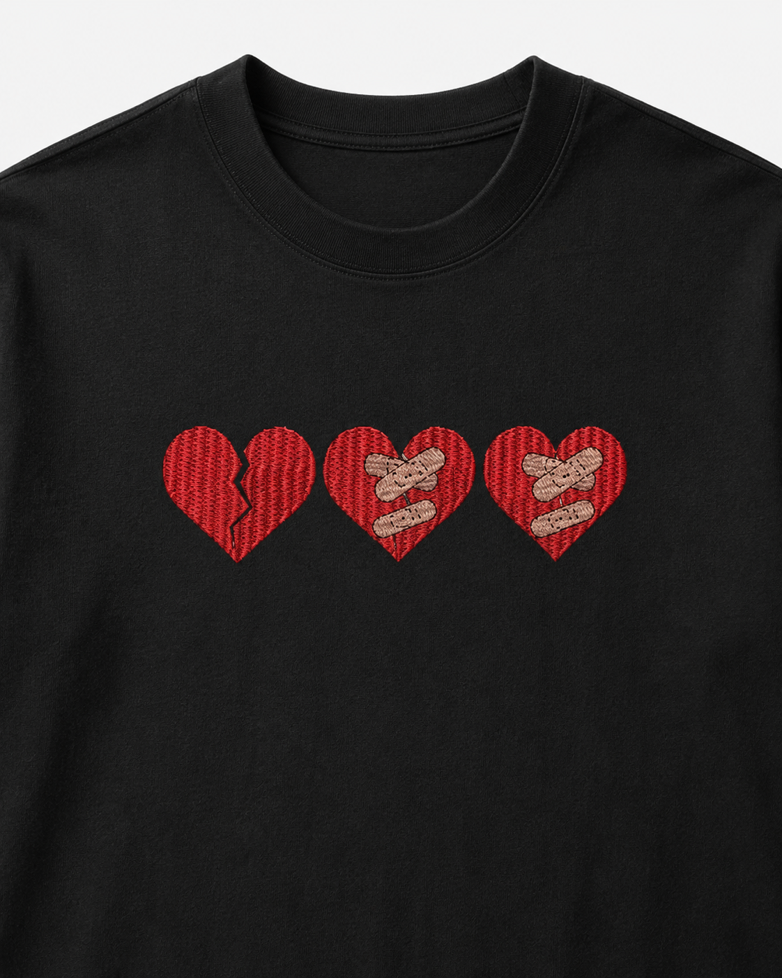 Little Heartbreak Embroidery Oversize