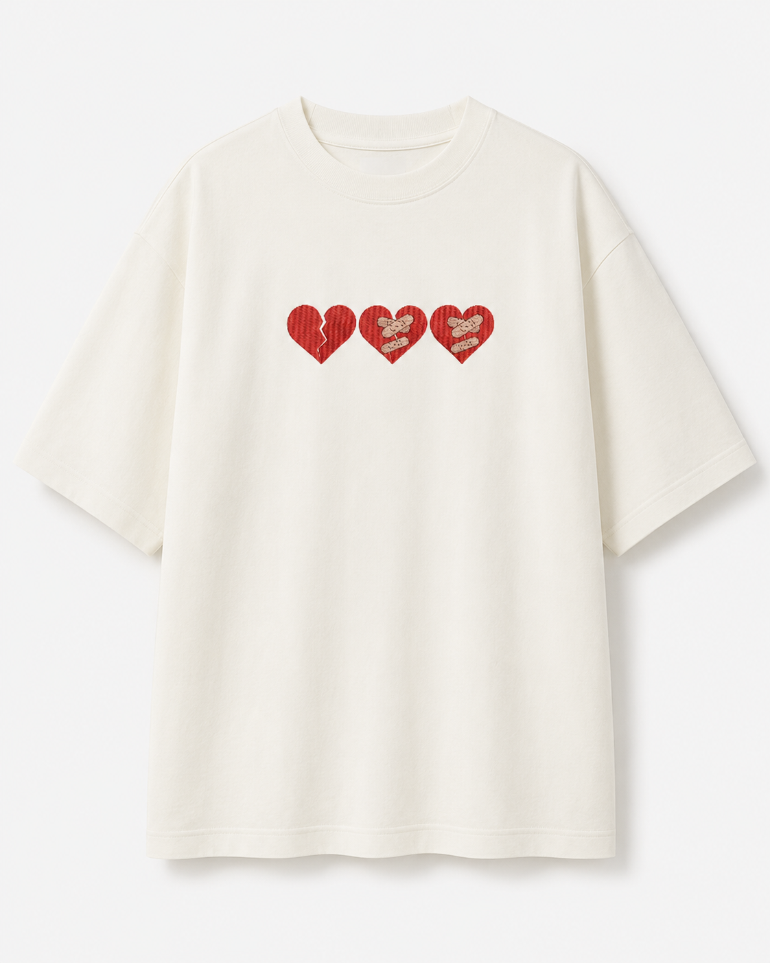 Little Heartbreak Embroidery Oversize
